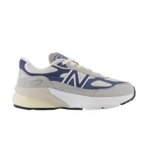 Baskets New Balance 990v6 Big Kid Gris Jour 2023 Blanc GC990TC6