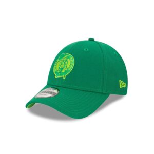 Casquette Snapback NBA New Era Boston Celtics monochrome 9FORTY bicolore noir 705423