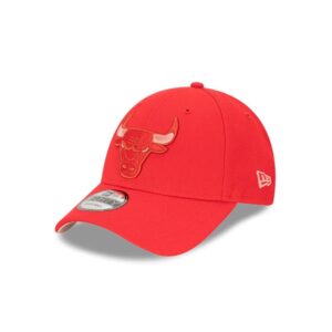 Casquette Snapback NBA New Era Chicago Bulls monochrome 9FORTY bicolore noir 705415