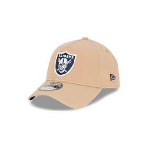 New Era Las Vegas Raiders Camel Ocean 9FORTY A-Frame NFL Snapback Casquette Beige 703002