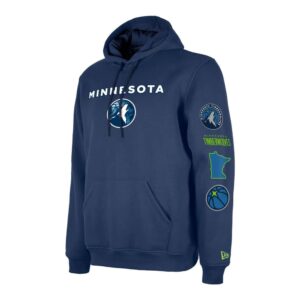 New Era Minnesota Timberwolves 2024 City Edition NBA Sweat à capuche Bleu 701173