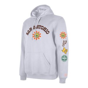 New Era San Antonio Spurs 2024 City Edition NBA Sweat à capuche Gris 706601