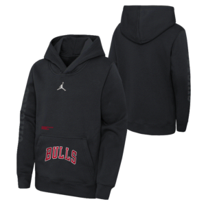 Nike Chicago Bulls 2024 Statement Courtside Youth NBA Sweat à capuche Noir 708912