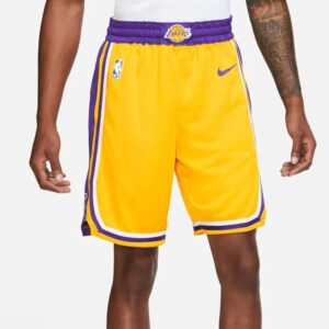 Nike Los Angeles Lakers 2024 Icon Edition Swingman NBA Short Jaune 708806