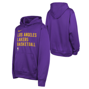 Nike Los Angeles Lakers NBA Jeune Nike Spotlight Dri-Fit Sweat à capuche Violet 703923