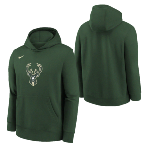 Nike Milwaukee Bucks Club Logo Jeunesse NBA Sweat à capuche Crème 706587