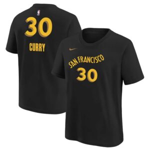 Nike Stephen Curry Golden State Warriors 2024 City Edition NBA T-shirt pour jeunes Rouge 705315