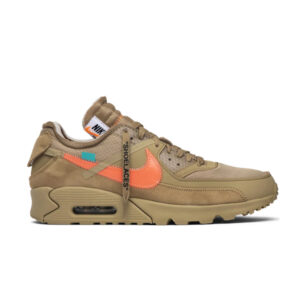 Off-White x Nike Air Max 90 Desert Ore Baskets Blanc AA7293 200
