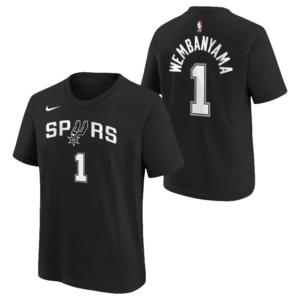 Nike Victor Wembanyama San Antonio Spurs 2024 Icon NBA T-shirt pour jeunes Blanc 707570