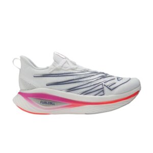 Baskets Wmns New Balance FuelCell SuperComp Elite v3 Blanc Bleu Magenta WRCELLE3