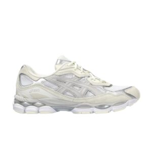 Baskets Asics Gel NYC Blanc Oyster Gris 1201A789 105