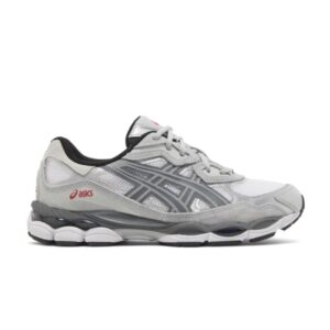 Baskets Asics Gel NYC Blanc Acier Gris 1201A789 102