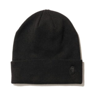 BAPE Ape Head One Point Knit Cap Noir/Noir Noir/Noir 716955