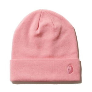 BAPE Ape Head One Point Knit Cap Rose/Rose Rose/Rose 715985
