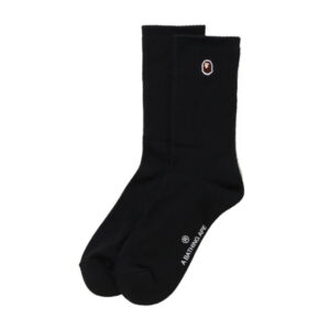 Chaussettes de sport BAPE Ape Head One Point Socks (SS21) Noir Noir 717745