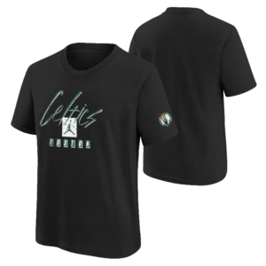Nike Boston Celtics 2024 City Edition Courtside 1 T-shirt NBA pour jeunes Noir 713333