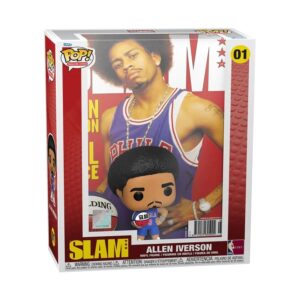 Funko Allen Iverson Philadelphia 76ers Slam Magazine Cover NBA Pop Figurine de collection en vinyle 716829