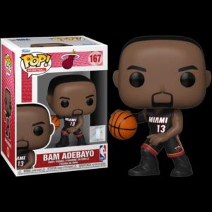 Funko Bam Adebayo Miami Heat Icon Edition NBA Pop Figurine de collection en vinyle Noir 716441