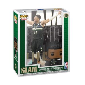 Funko Giannis Antetokounmpo Milwaukee Bucks Slam Magazine Cover NBA Pop Vinyl Figurine à collectionner 716426