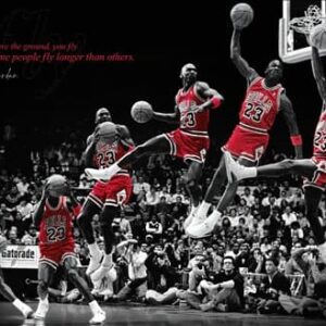 Michael Jordan Fly NBA Affiche murale 711935