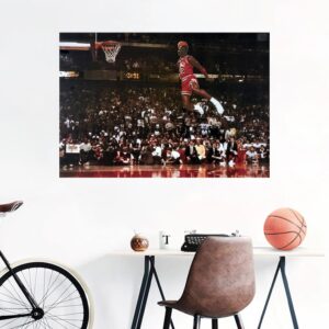 Michael Jordan Slam Dunk Contest NBA Affiche murale 712462