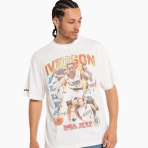 Mitchell & Ness Allen Iverson Philadelphia 76ers MVP NBA T-shirt Blanc 714990