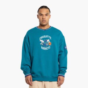 Mitchell & Ness Charlotte Hornets Vintage Shooting NBA T-shirt à col rond 717265