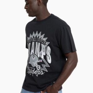 Mitchell & Ness Los Angeles Raiders Super Bowl Champs Vintage NFL T-Shirt Noir 713290