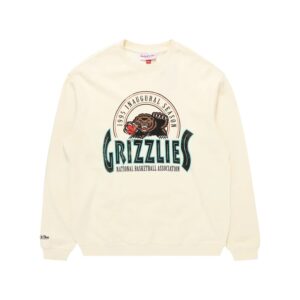 Mitchell & Ness Vancouver Grizzlies Inagural Vintage NBA T-shirt à col rond blanc 717336