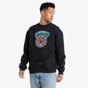 Mitchell & Ness Vancouver Grizzlies Vintage cousu Tribal NBA T-shirt à col rond blanc 717326