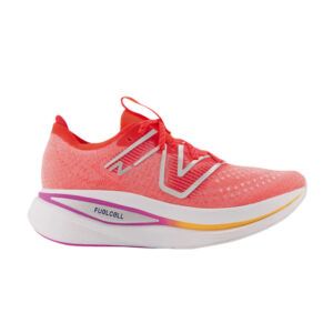 Chaussures de course électriques New Balance FuelCell SuperComp rouge noir MRCXCR2