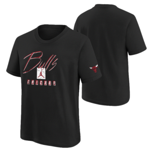 Nike Chicago Bulls 2024 City Edition Courtside 1 T-shirt NBA pour jeunes Rouge 713349
