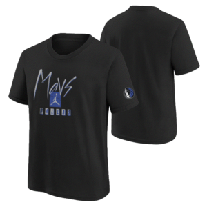Nike Dallas Mavericks 2024 City Edition Courtside 1 T-shirt NBA pour jeunes Noir 713357