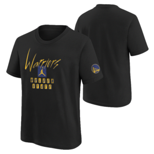 Nike Golden State Warriors 2024 City Edition Courtside 1 T-shirt NBA pour jeunes Noir 713384