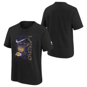 Nike Los Angeles Lakers 2024 City Edition Courtside 2 T-shirt NBA pour jeunes Noir 713407