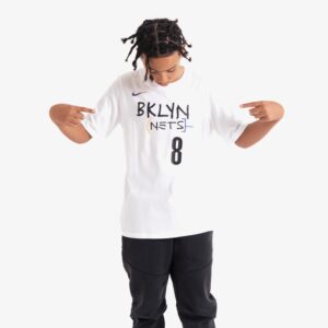 Nike Patty Mills Brooklyn Nets 2023 City Edition NBA T-shirt pour jeunes Blanc 713318