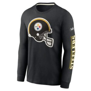 Nike Pittsburgh Steelers T-shirt NFL à manches longues avec logo historique Blanc 715113