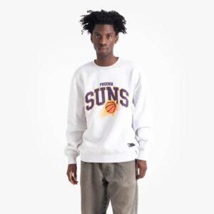 Phoenix Suns Arch Logo NBA Pull à col rond T-shirt Bleu 714825