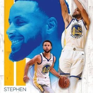 Stephen Curry Golden State Warriors NBA Affiche murale Gris 712451