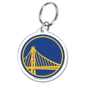 Wincraft Golden State Warriors Premium Acrylique Team Logo NBA Porte-clés Jaune-bleu 717164
