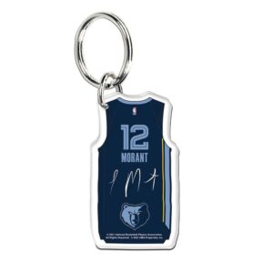 Wincraft Ja Morant Memphis Grizzlies Premium Acrylique NBA Porte-clés Bleu 717198