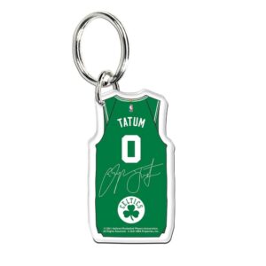 Wincraft Jayson Tatum Boston Celtics Porte-clés NBA en acrylique de qualité supérieure Vert 717208