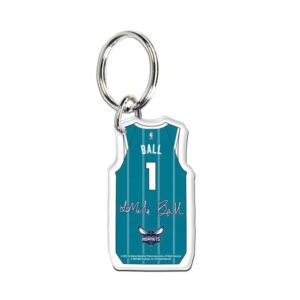 Wincraft LaMelo Ball Charlotte Hornets Porte-clés NBA en acrylique premium Turquoise 717202