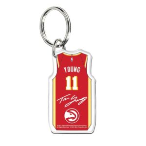 Wincraft Trae Young Atlanta Hawks Premium Acrylique NBA Porte-clés Rouge-blanc 717184