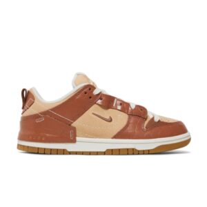 Baskets Wmns Nike Dunk Low Disrupt 2 Marron Crocodile Minéral Argile/Voile/Blanc Onyx DV1026 215