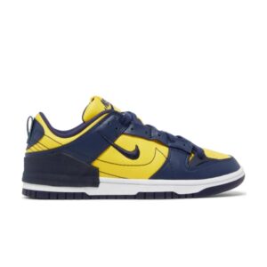Baskets Wmns Nike Dunk Low Disrupt 2 Michigan Varsity Maize/Midnight Navy/Blanc DV4024 400