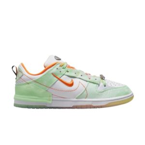 Baskets Wmns Nike Dunk Low Disrupt 2 Mint Foam Paisley Blanc/Safety Orange/Mint Foam FJ7745 181