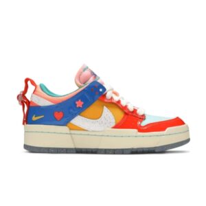 Baskets Wmns Nike Dunk Low Disrupt Kid at Heart Copa/Sail/Signal Bleu DJ5063 414