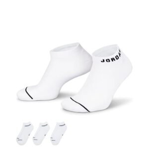 Chaussettes de sport 2023 Jordan Everyday Max No-Show White Chaussettes 3 Pack Blanc 718544