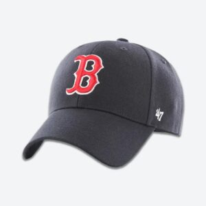 Casquette de baseball 47 Brand Boston Red Sox '47 MVP DT MLB Snapback Hat bleu foncé 719497